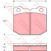 GDB684 TRW Комплект тормозных колодок, дисковый тормоз