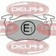 LP699<br />DELPHI<br />Комплект тормозных колодок, дисковый тормоз
