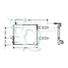 CO0194 EQUAL QUALITY Конденсатор, кондиционер