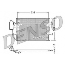 DCN17025 DENSO Конденсатор, кондиционер