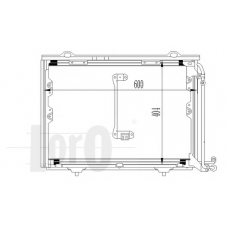 054-016-0023 LORO Конденсатор, кондиционер