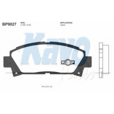 BP-9027 KAVO PARTS Комплект тормозных колодок, дисковый тормоз