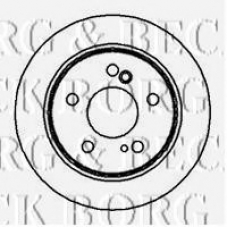 BBD4872 BORG & BECK Тормозной диск