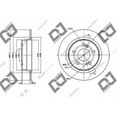 BD1123 DJ PARTS Тормозной диск