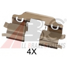 1653Q ABS Комплектующие, колодки дискового тормоза