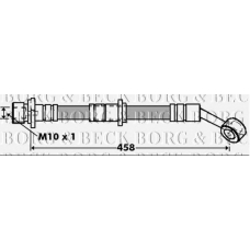 BBH7437 BORG & BECK Тормозной шланг