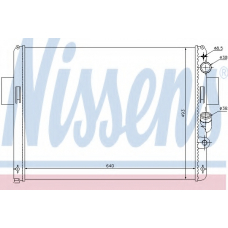 61972 NISSENS Радиатор, охлаждение двигателя