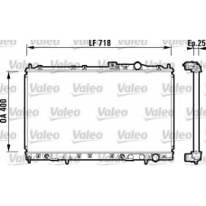 734140 VALEO Радиатор, охлаждение двигателя