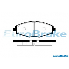 5501225004 EUROBRAKE Комплект тормозных колодок, дисковый тормоз