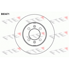 BS3471 FTE Тормозной диск