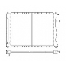 55326 NRF Радиатор, охлаждение двигателя