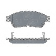 SP 134 PR SCT Комплект тормозных колодок, дисковый тормоз
