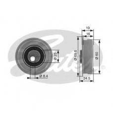 T41053 GATES Натяжной ролик, ремень грм