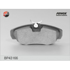 BP43166 FENOX Комплект тормозных колодок, дисковый тормоз