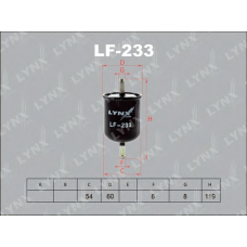 LF-233 LYNX Фильтр топливный