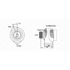 943346075010 MAGNETI MARELLI Генератор