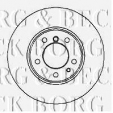 BBD4896 BORG & BECK Тормозной диск
