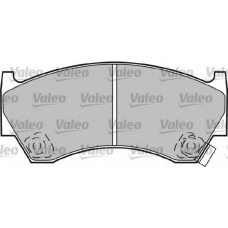 540808 VALEO Комплект тормозных колодок, дисковый тормоз