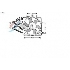OL7521 AVA Вентилятор, охлаждение двигателя
