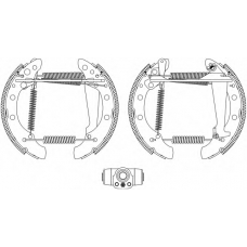 8DB 355 004-041 HELLA Комплект тормозных колодок