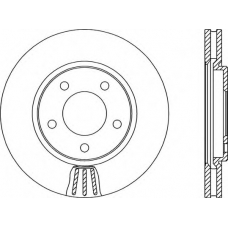 BDA2130.20 OPEN PARTS Тормозной диск