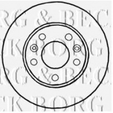 BBD4640 BORG & BECK Тормозной диск