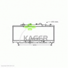 31-2927 KAGER Радиатор, охлаждение двигателя
