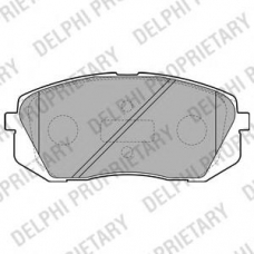 LP2050 DELPHI Комплект тормозных колодок, дисковый тормоз