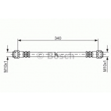 1 987 476 118 BOSCH Тормозной шланг