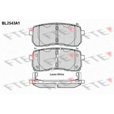 BL2543A1 FTE Комплект тормозных колодок, дисковый тормоз