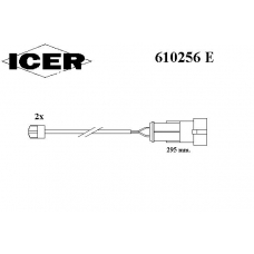610256 E ICER Сигнализатор, износ тормозных колодок