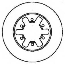 561500BC BENDIX Тормозной диск