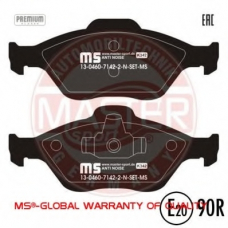 13046071422N-SET-MS MASTER-SPORT Комплект тормозных колодок, дисковый тормоз