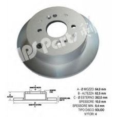 IBP-1H07 IPS Parts Тормозной диск