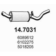 14.7031 ASSO Глушитель выхлопных газов конечный