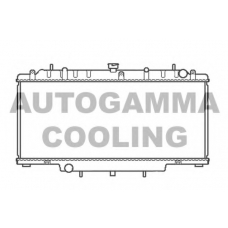 104157 AUTOGAMMA Радиатор, охлаждение двигателя