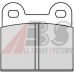 36010/1 ABS Комплект тормозных колодок, дисковый тормоз