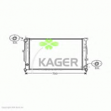 31-0029 KAGER Радиатор, охлаждение двигателя