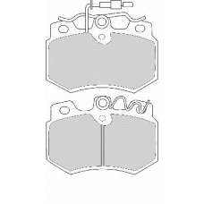 FD250N NECTO Комплект тормозных колодок, дисковый тормоз