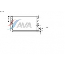 VO2019 AVA Радиатор, охлаждение двигателя