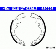 03.0137-0226.2 ATE Комплект тормозных колодок
