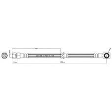 VBH981 MOTAQUIP Тормозной шланг