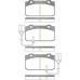 8110 12988 TRISCAN Комплект тормозных колодок, дисковый тормоз