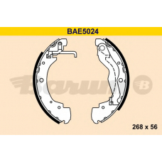 BAE5024 BARUM Комплект тормозных колодок