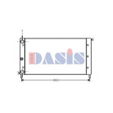 080550N AKS DASIS Радиатор, охлаждение двигателя