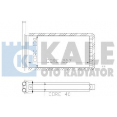 104700 KALE OTO RADYATOR Теплообменник, отопление салона