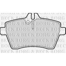 BBP1950 BORG & BECK Комплект тормозных колодок, дисковый тормоз