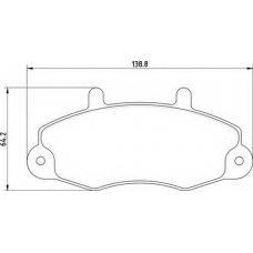 363710209099 MAGNETI MARELLI Комплект тормозных колодок, дисковый тормоз