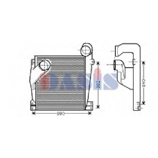 137120N AKS DASIS Интеркулер