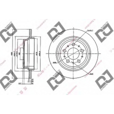 BD1835 DJ PARTS Тормозной диск